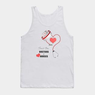 Thank You Doctors And Nurses Tank Top